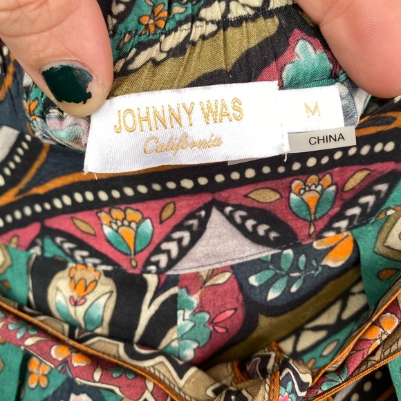 Johnny Was faux wrap pants - Picture 6 of 6